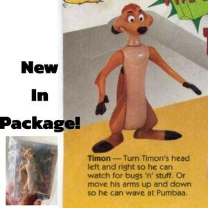 Burger King 1996 Disney Lion King Greetings From Timon and Pumba - Timon toy